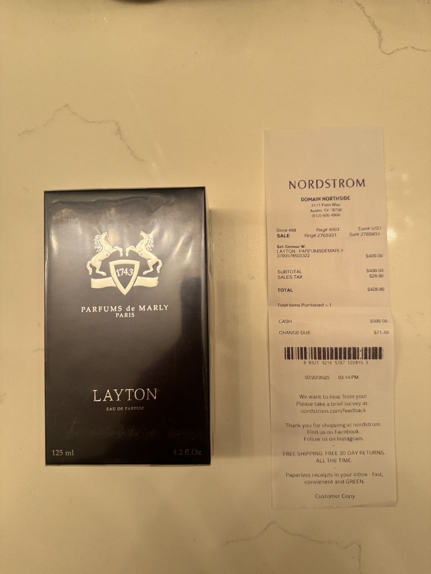 Parfums De Marly Layton 4.2 oz