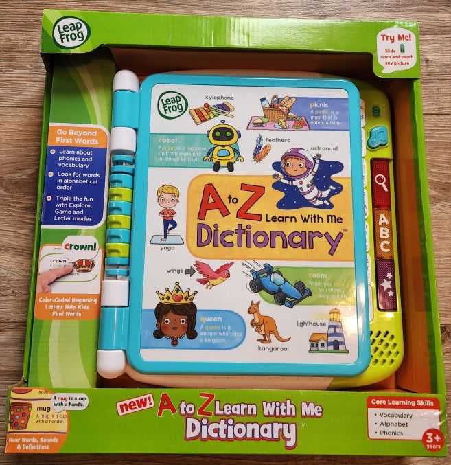 New Leap Frog A to Z Learn with Me Dictionary