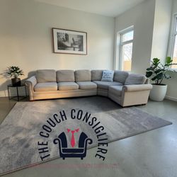 (FREE DELIVERY 🚚) Beige Craftmaster 3pc Sectional