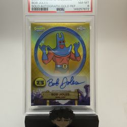 Man RAY SPONGEBOB  Card Topps Chrome 25th ANNIVERSARY AUTO Card /50