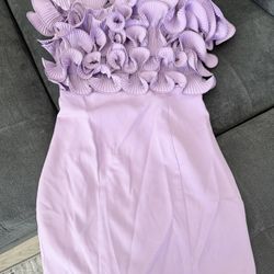 Lilac Mini Dress