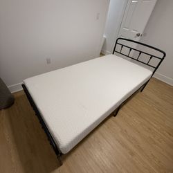 Twin Mattress and Frame