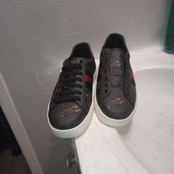 9/12 N Men Gucci Shoes With Bags 4 Each Shoe N Another Pair of Shoe Strings