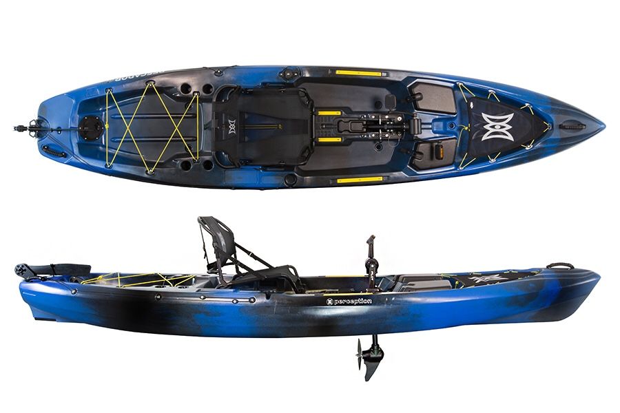 Perception Pescador Pilot Pro 12 Peddle Kayak fishing