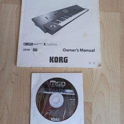 Korg M50 Owen's Manual  With KDR -022B CD-ROM