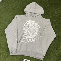 Sp5der Hoodie Heather Grey