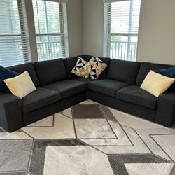 Gray Corner Sectional Couch