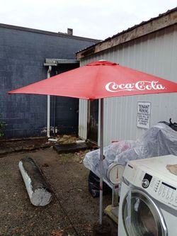 Coca-Cola Red Patio Umbrella