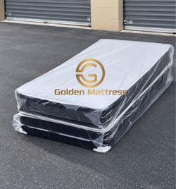 Twin Hybrid Mattress Set $149 | Brand New