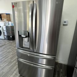 LG French Door 30 Cu Ft Fridge with One Year Warranty