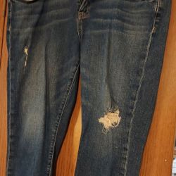 Womens Denim Capris