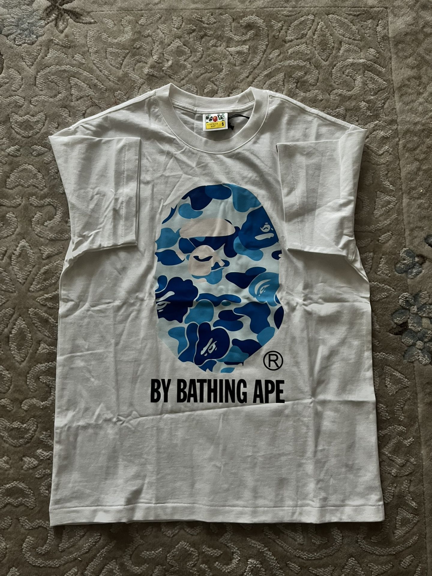 A Bathing Ape T-Shirt Blue Camo Bape