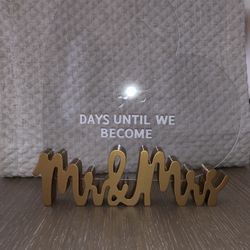 Countdown Sign