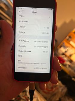 Lightly used unlocked iPhone SE 2nd 64gb for 125 with 95 battery health