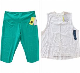New Activewear Set - Capri and Sleeveless Top