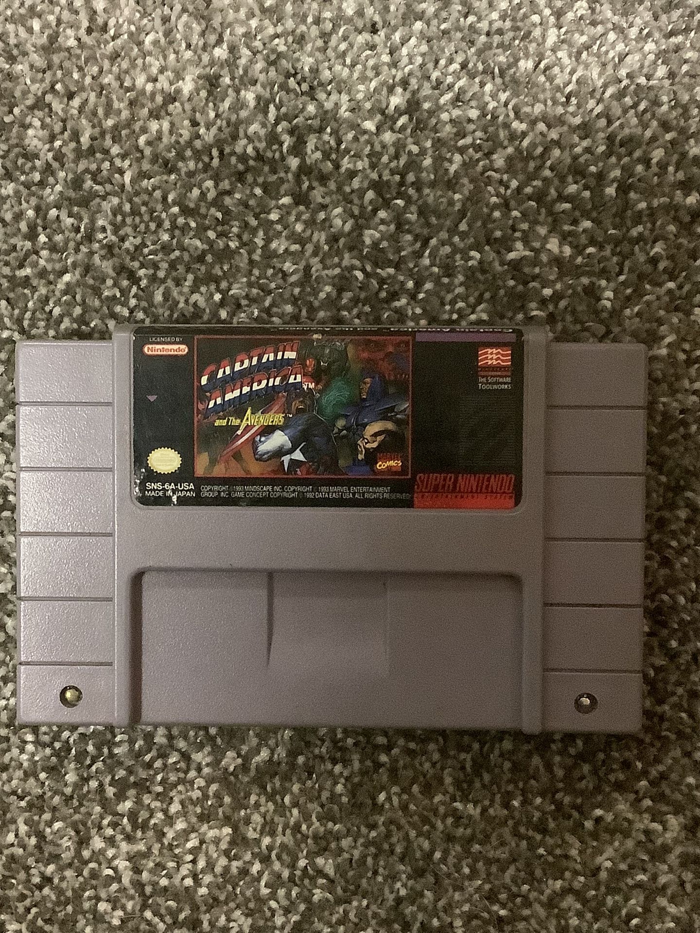 Captain America And The Avengers Super Nintendo 