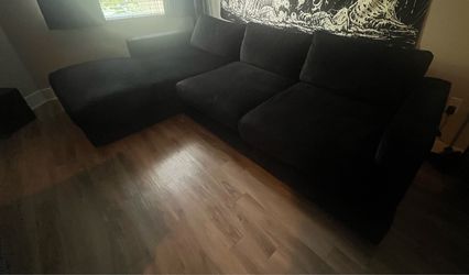 Black Loungewear Couch