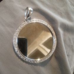 Large 925 diamond pendant