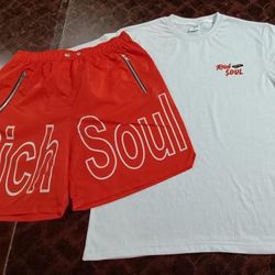 Rich$oul ”redemption” short sets available sizes small/m/L/xl/4x left $85 each or 2 for $150 hmu 🤙🏾 🔥✅‼️