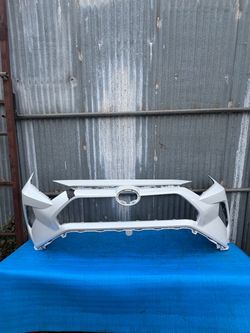 2019 2020 2021 2022 2023 2024 2025 Toyota RAV4 rav 4 Front Bumper White OEM (ORIGINAL)