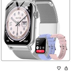 Smart Watches for Women, 1.83" HD Fitness Tracker (Answer/Make Calls), 120+ Sport Modes with Heart Rate/Sleep Monitor, IP68 Waterproof, Fitness Watch 