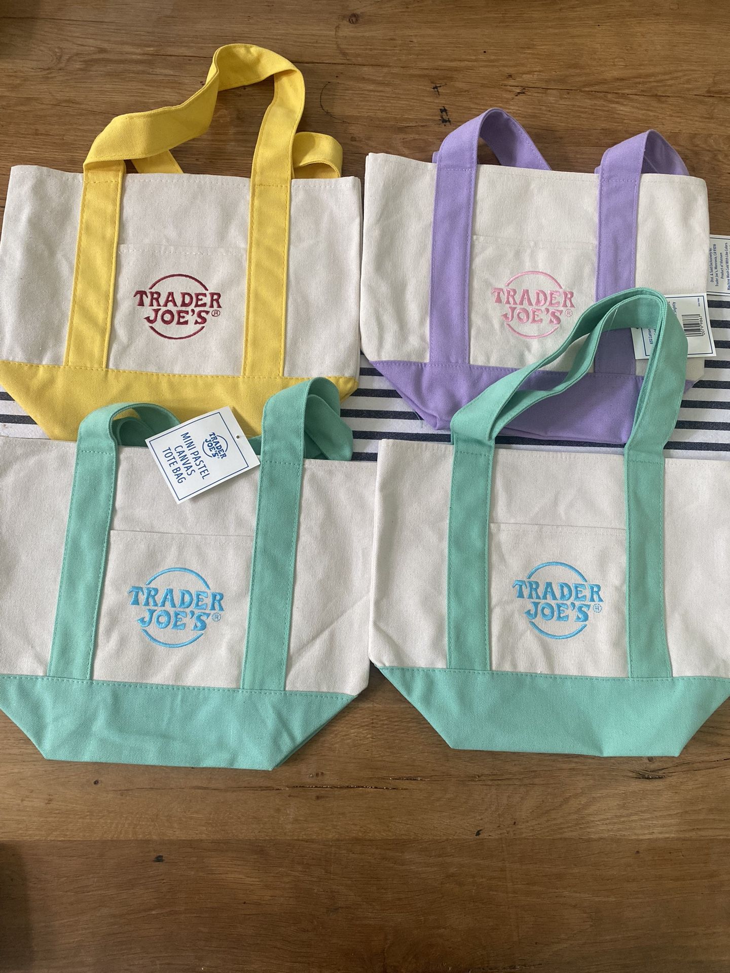 Trader Joe’s Mini Totes-new