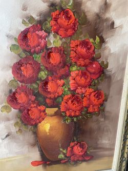 Oil, Painting Roses