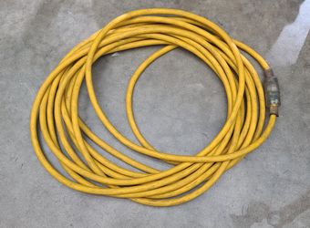 Yellow Extension Cord 50 Feet Long, Pretty Sure 12/3