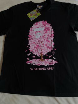 Bape x Sakura Cherry Blossom Tee Black - Size S