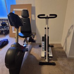 Exercise Bike and Stepper