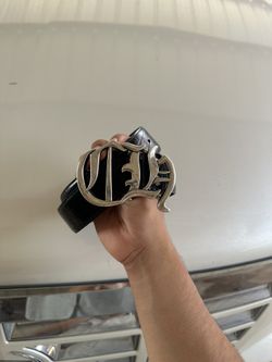 Chrome Hearts 925 Silver Leather Belt