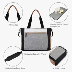 NEW (never used) “mommore” Breast Pump/Diaper Tote Bag