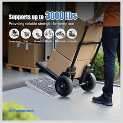 2" Rise X 32" Modular Threshold Ramps for Doorways, 3000 Lbs Capacity Car Ramp for Home Entrance, Portable Shower Ramp for Doorways, Steps, Power Whee