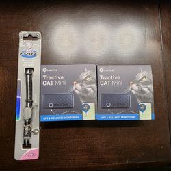 Tractive Smart Cat GPS Tracker | Real-Time Location & Wellness Monitoring for Cats 6.5 lbs+ | Territory & Location History | Up to 5-Day Battery | Bre