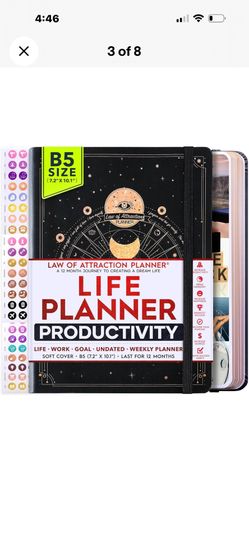 Life Planner Productivity Book Journal