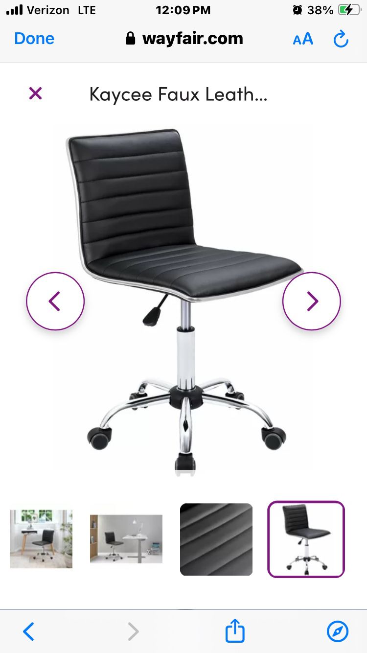 Black desk/office Chair (Never used still In The box!)
