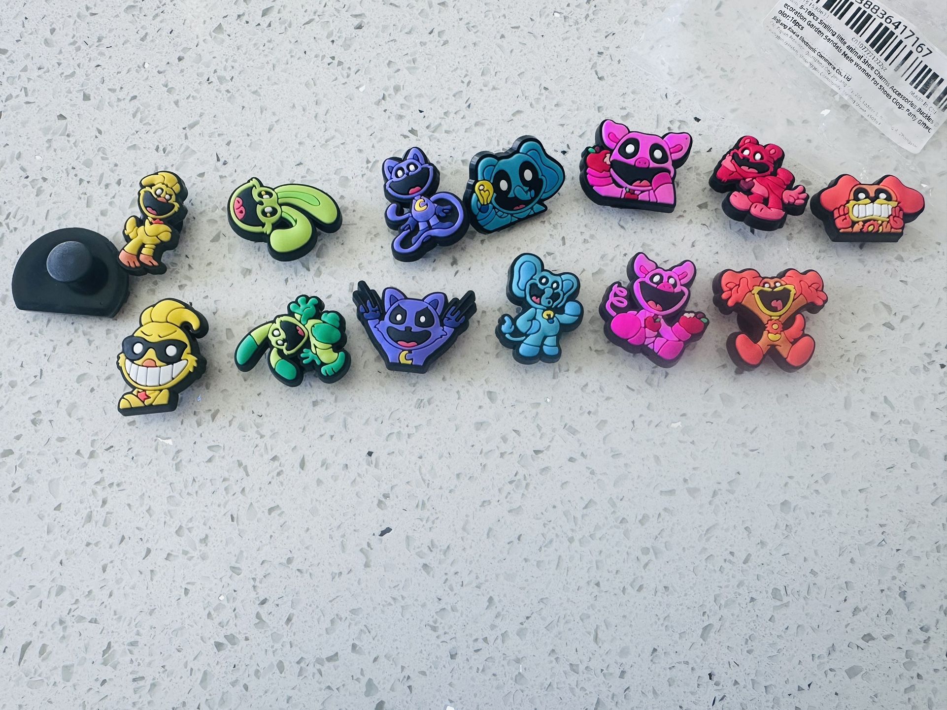 Roblox Smiling Critters Croc Charms