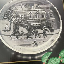 Vintage Christmas Platter 2