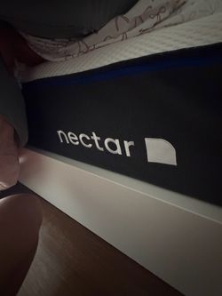 Nectar Full Mattress + Bed Frame with Drawers