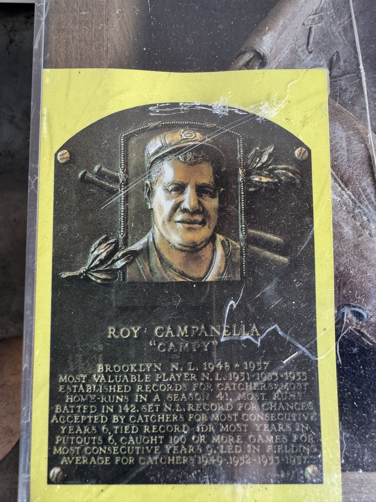 Roy Campanella Catcher Glove!