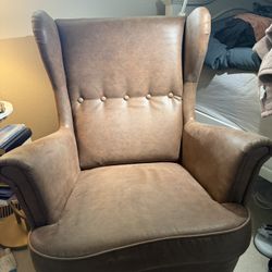 Ikea Wing Chair Brown 