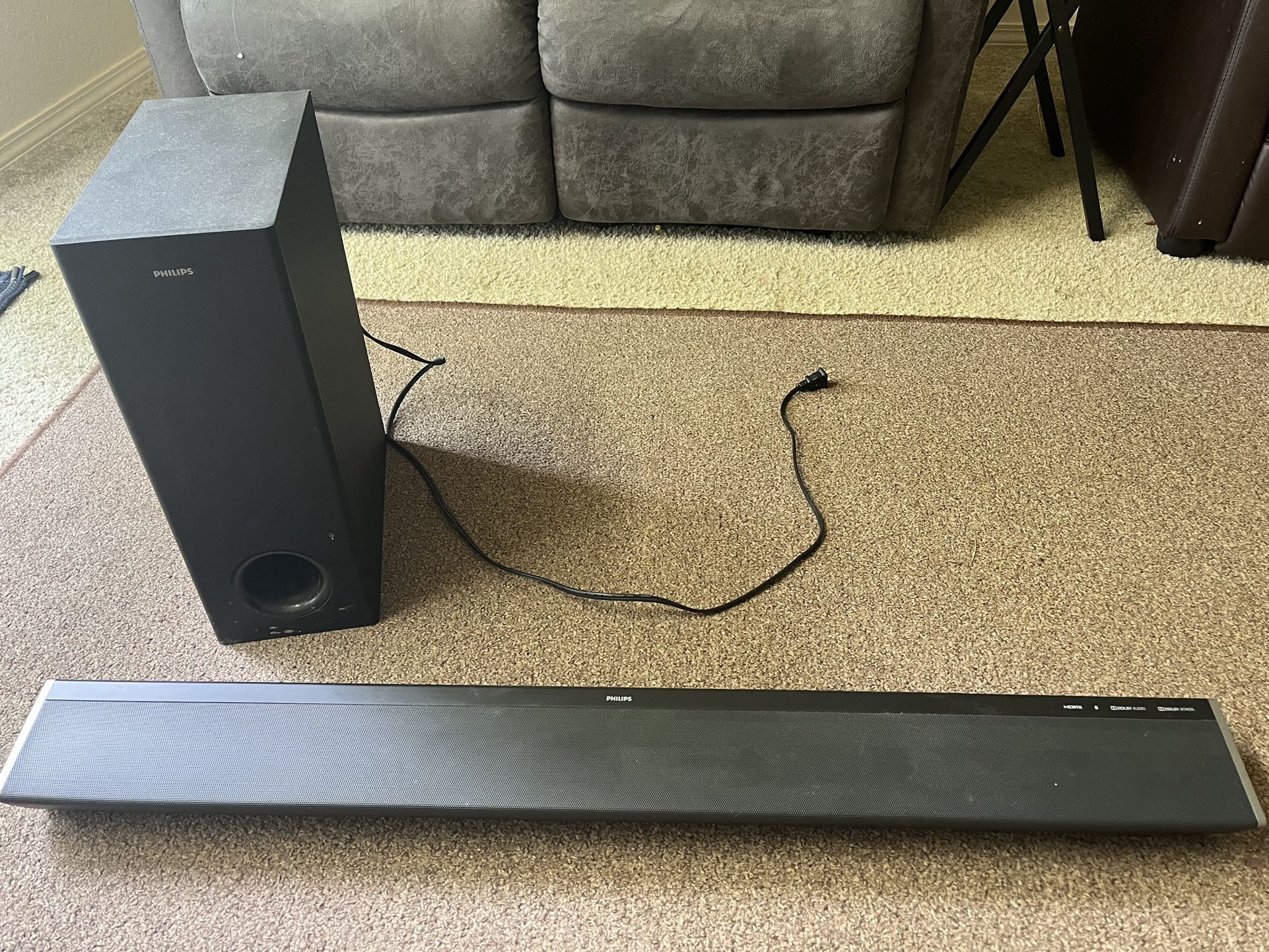 Philips Soundbar Speakers With Subwoofer