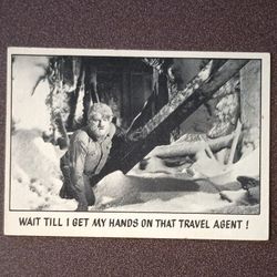 1973 Topps Frankenstein Meets The Wolf Man #61 Werewolf You'll Die Laughing Universal Movie Pictures Creature Feature Card Vintage Collectible 