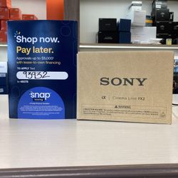 Sony FX2 Cinema Camera (Located In Downey, CA)