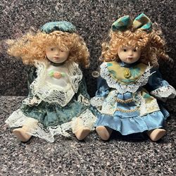Small Porcelain Dolls (2)