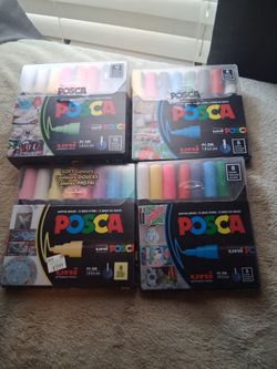 Posca Uni Paint Markers NEW IN BOX