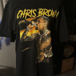 Vintage Chris Brown Concert T Shirts