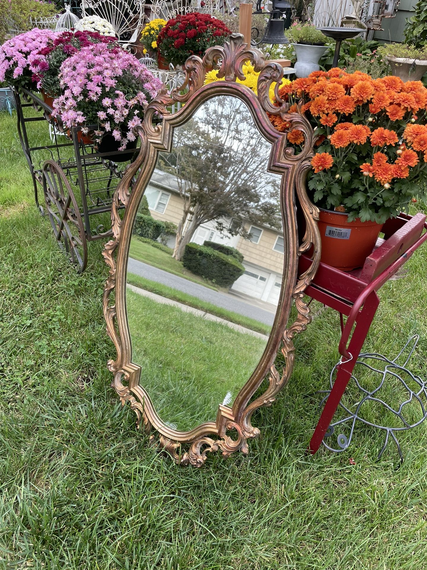 Early Syroco Vintage Mirror 