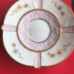 Vintage - Elite Bowa & Dotter - Limoges Made In France China Tea Saucer