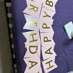 Free - Happy Birthday Banner 